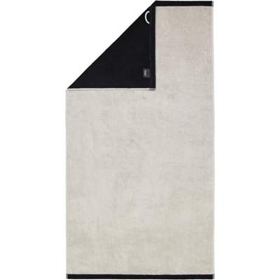 Cawö Cawo Lifestyle Splash Doubleface 7071 Douchelaken 70x140 platin/schwarz