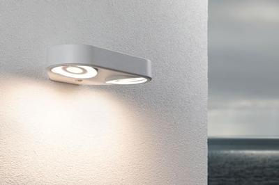 Paulmann Silma 94868 LED-buitenlamp met bewegingsmelder (wand) LED 11 W Wit Paulmann Silma 94868 LED-buitenlamp met bewegingsmelder (wand) LED 11 W Wit