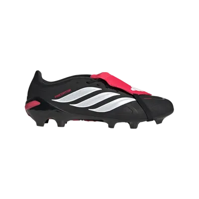 adidas Predator League FT Gras Voetbalschoenen (FG) Zwart Wit Rood