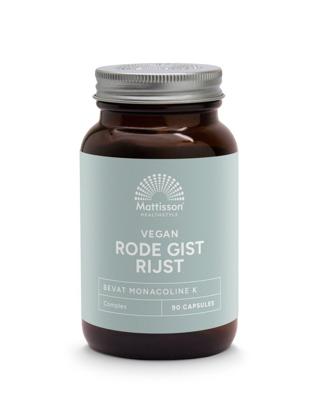 Mattisson Rode gist rijst complex 90 Vegetarische capsules Mattisson Rode gist rijst complex 90 Vegetarische capsules
