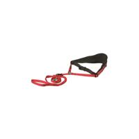 TRIXIE HONDENRIEM MET BUIKRIEM NEOPREEN GEVOERD ROOD 70-120X1,2 CM / 110-150X2 CM - thumbnail