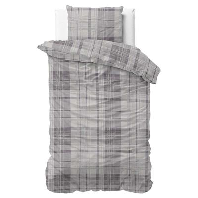 Dreamhouse - Theotis Dekbedovertrek Flanel (Warm) - Grijs - 140 x 220 Dreamhouse - Theotis Dekbedovertrek Flanel (Warm) - Grijs - 140 x 220