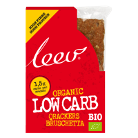 Leev Bio lowcarb crackers tomaat & oregano 6 Stuks - thumbnail