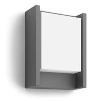 Philips Vierkante buitenlampArbour 22cm antraciet - 164609316 - thumbnail