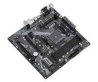 ASRock B450M Pro4 R2.0 Moederbord Socket AMD AM4 Vormfactor Micro-ATX Moederbord chipset AMD® B450 - thumbnail
