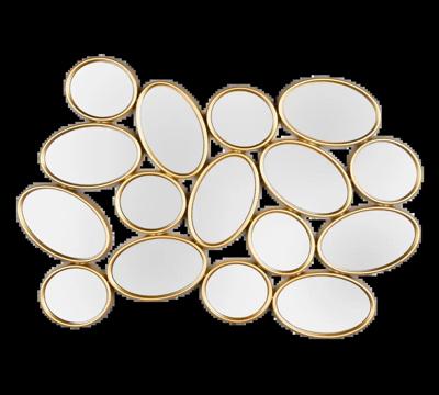 Mirrors and more Spiegel Madita H 61 cm B 90 cm mat goud