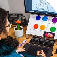 R-Go Tools Compact Toetsenbord AZERTY Wit - thumbnail