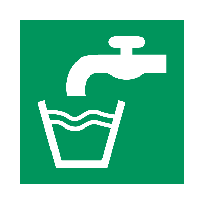 Drinkwater - 150 x 150 mm - Sticker Drinkwater - 150 x 150 mm - Sticker