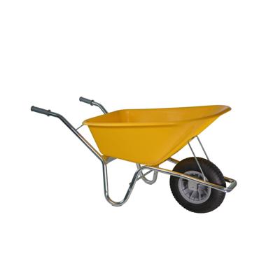 Little Jumbo Bouwkruiwagen HDPE geel 100 liter - 1251000875
