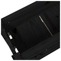VidaXL Plantenbak 77x25x66 cm massief grenenhout zwart - thumbnail