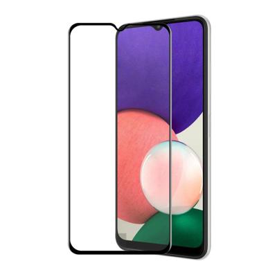 Voor Samsung Galaxy A22 5G Enkay Hat-Prince Full Lijm Gehard Glas 6D Volledige dekking Anti-Krasbeschermer