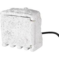 Renkforce 1168583 Buitenstopcontact met schakelklok 2-voudig Steen-grijs Met timer, Steenlook - thumbnail