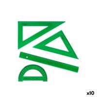 Set meetlatten Faber-Castell Groen 4 Onderdelen (10 Stuks) - thumbnail