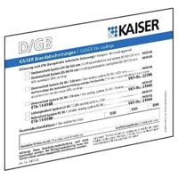 Kaiser Elektro 9473-91 Identificatieplaatje voor tussenschot 10 stuk(s) - thumbnail