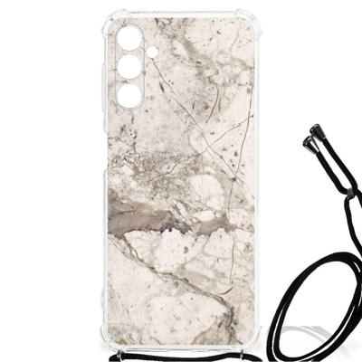Samsung Galaxy A13 5G | A04s Anti-Shock Hoesje Marmer Beige Samsung Galaxy A13 5G | A04s Anti-Shock Hoesje Marmer Beige