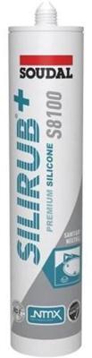 Soudal Silirub+ S8100 Neutraal | Sanitairkit | Steengrijs | 300 ml - 135719 Soudal Silirub+ S8100 Neutraal | Sanitairkit | Steengrijs | 300 ml - 135719
