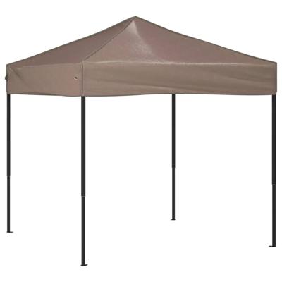Partytent inklapbaar 2x2 m taupe