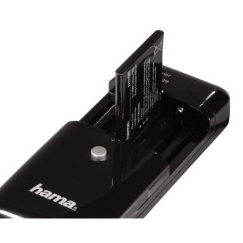 Hama Universele oplader voor Li-ion batterijen en AA/AAA-cellen, inclusief USB-aansluiting, Delta Multi, zwart