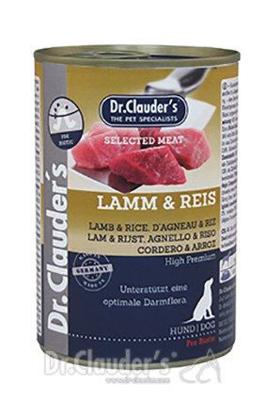 Dr. Clauder's lam met rijst natvoer hond 6 x 800 g
