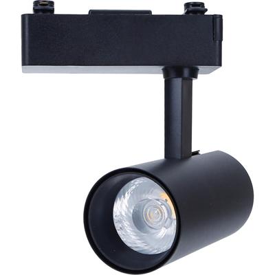 LED Railverlichting Track Spot 10W - Helder Wit 6500K - Zwart Rond