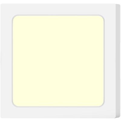 LED Downlight Pro Vierkant 12W Opbouw | Warm Wit 3000K | Mat Wit Kunststof