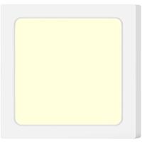 LED Downlight Pro Vierkant 12W Opbouw | Warm Wit 3000K | Mat Wit Kunststof - thumbnail