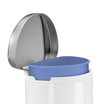 Simplehuman Afvalemmer Half Rond 10 liter (wit)