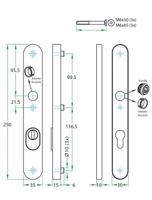 Kruk/kruk paar PRIO SKG*** zwart PC92 LS - thumbnail