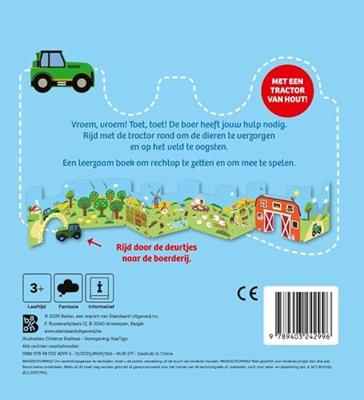 Standaard Uitgeverij Maak je klaar, rijden maar: de tractor (kartonboek met houten tractor)