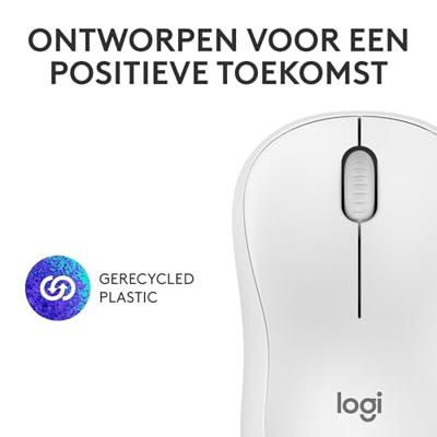Wireless muis Logitech M240 Wit - thumbnail