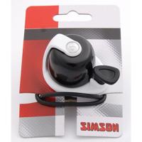 Simson fietsbel allure zwart-wit op kaart - thumbnail