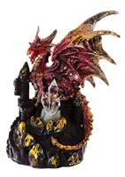 Dark Legends Draak op Kasteel LED kristal - thumbnail
