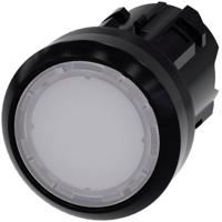 Siemens 3SU10010AA600AA0 3SU1001-0AA60-0AA0 Verlichte druktoets Kunststof frontring, Rond Knop Zwart, Wit Druk-ontgrendeling 1 stuk(s) - thumbnail