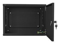 Lanberg WAF1-5203-04-00B rack 4U Wandrek Zwart - thumbnail