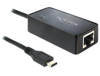 Delock USB-C, RJ45 Adapterkabel [1x USB-C stekker - 1x RJ45-bus] 62642 - thumbnail
