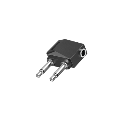 Hama audioadapter 2x 3,5-mm-jack-stekker mono - 3,5-mm-jack-kopp. stereo