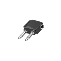 Hama audioadapter 2x 3,5-mm-jack-stekker mono - 3,5-mm-jack-kopp. stereo - thumbnail