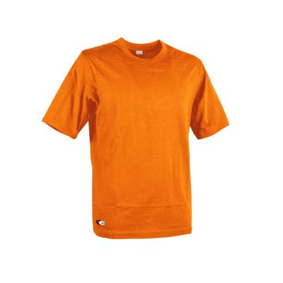 Heren-T-Shirt met Korte Mouwen Cofra Zanzibar Oranje - Maat: XL