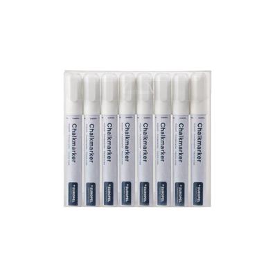 Krijtstift Europel 6mm wit etui 8 stuks Krijtstift Europel 6mm wit etui 8 stuks