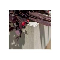 Bloembak - ETHICA - Grafiet - Vierkant met trellis - 38 L - STEFANPLAST - thumbnail