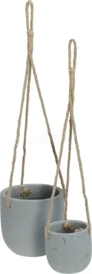 Hangpot Cement Ø11,5cm Grijs Hangpot Cement Ø11,5cm Grijs