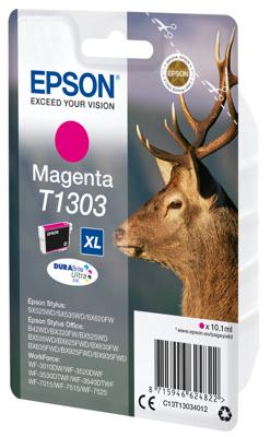 Epson inktcartridge T1303, 600 pagina's, OEM C13T13034012, magenta