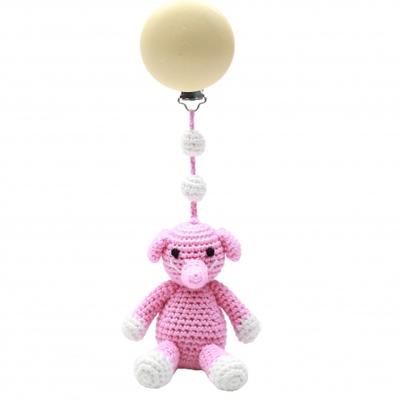natureZOO kinderwagenhanger olifant 20 cm roze natureZOO kinderwagenhanger olifant 20 cm roze
