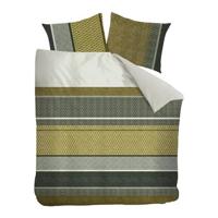 Beddinghouse Beddinghouse Benthe Dekbedovertrek Green 200x200/220 cm - thumbnail