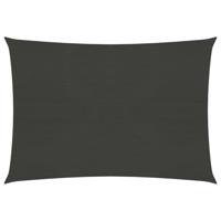 VidaXL Zonnezeil 160 g/m² 5x6 m hdpe antracietkleurig - thumbnail
