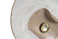 Wanddecoratie DKD Home Decor Spiegel Grijs Gouden Metaal Terra cotta Modern Cirkels (96,5 x 7 x 59 cm) - thumbnail