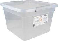 DONAU Home opbergdoos, 32 liter, transparant - thumbnail