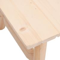 3-delige Loungeset massief vurenhout - thumbnail