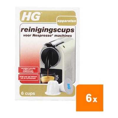 HG - Reinigingscups voor Nespresso ® machines - 6x 6 Capsules HG - Reinigingscups voor Nespresso ® machines - 6x 6 Capsules