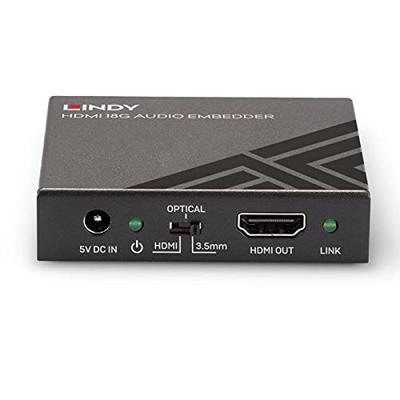 LINDY AV Converter Lindy - Audio-Embedder [HDMI, Toslink, Jackplug - HDMI] 3840 x 2160 Pixel
